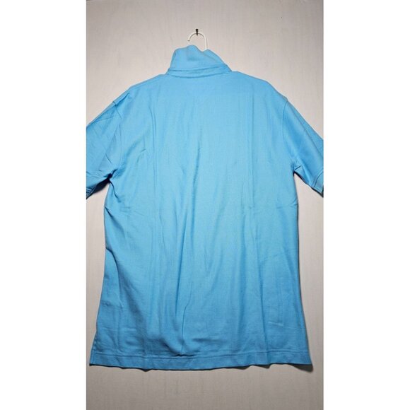 Tommy Hilfiger Polo Shirt Men’s Large Blue Short Sleeve Collared New without Tag - Picture 3 of 3